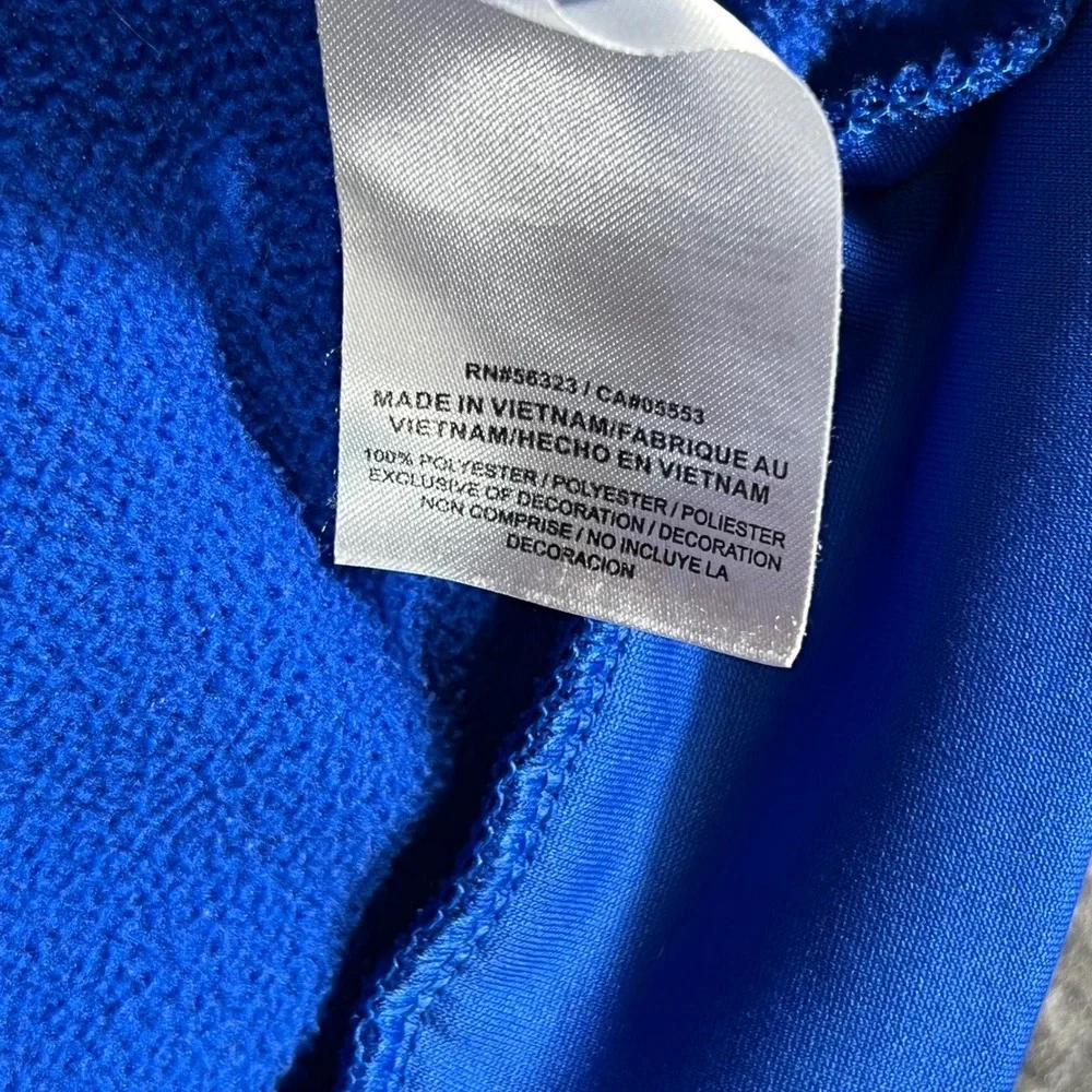 Nike Dri Fit Quarter Zip Pullover Men's Large Blue Long Sleeve‎ Athletic Shirt